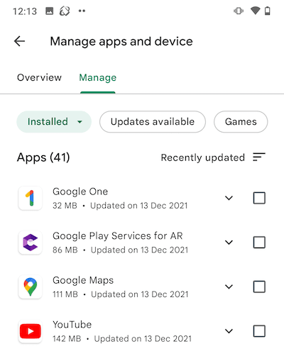 تنظيف الموبايل من الفيروسات بدون برامج مجانا Manage-apps-on-android