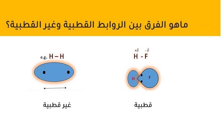 كيف نميز بين المركبات القطبية وغير القطبية؟