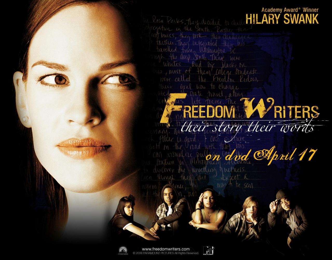 freedom writers بوستر فيلم - أفضل أفلام عن المعلمين 