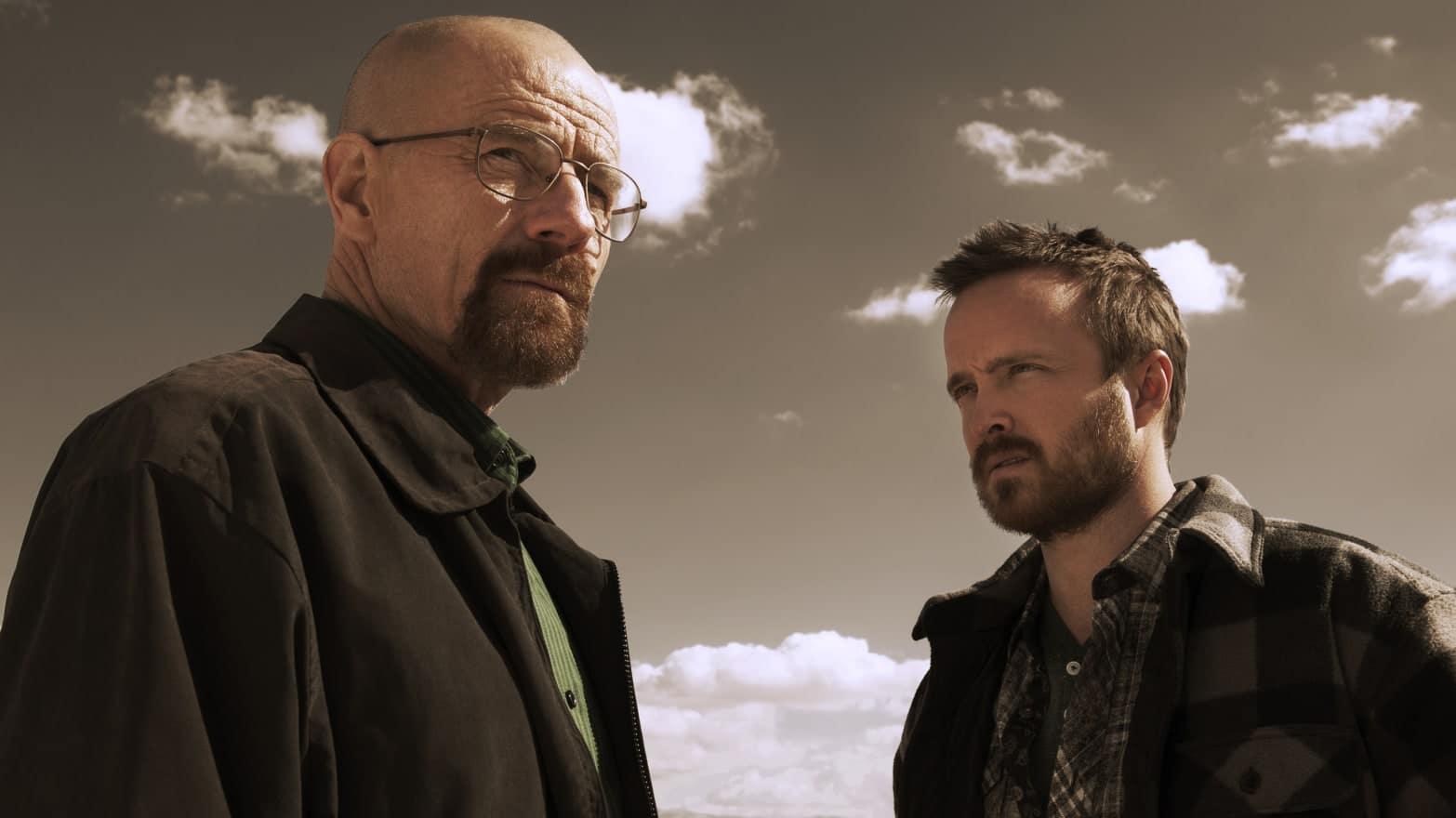 Bryan Cranston and Aaron Paul