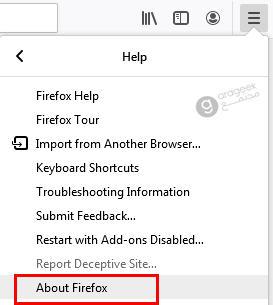  about firefox