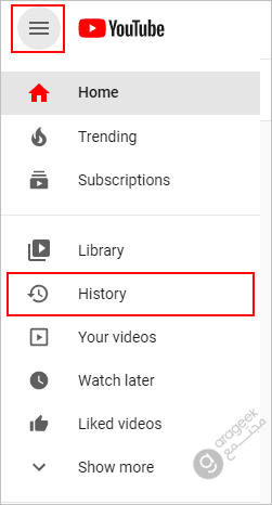 youtube history