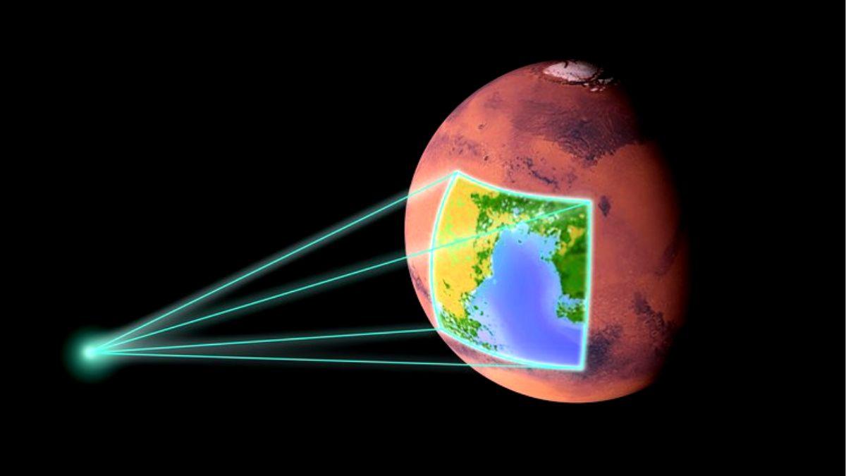اكتشاف آثار لمحيط عملاق على سطح المريخ واحتمال لوجود حياة عليه