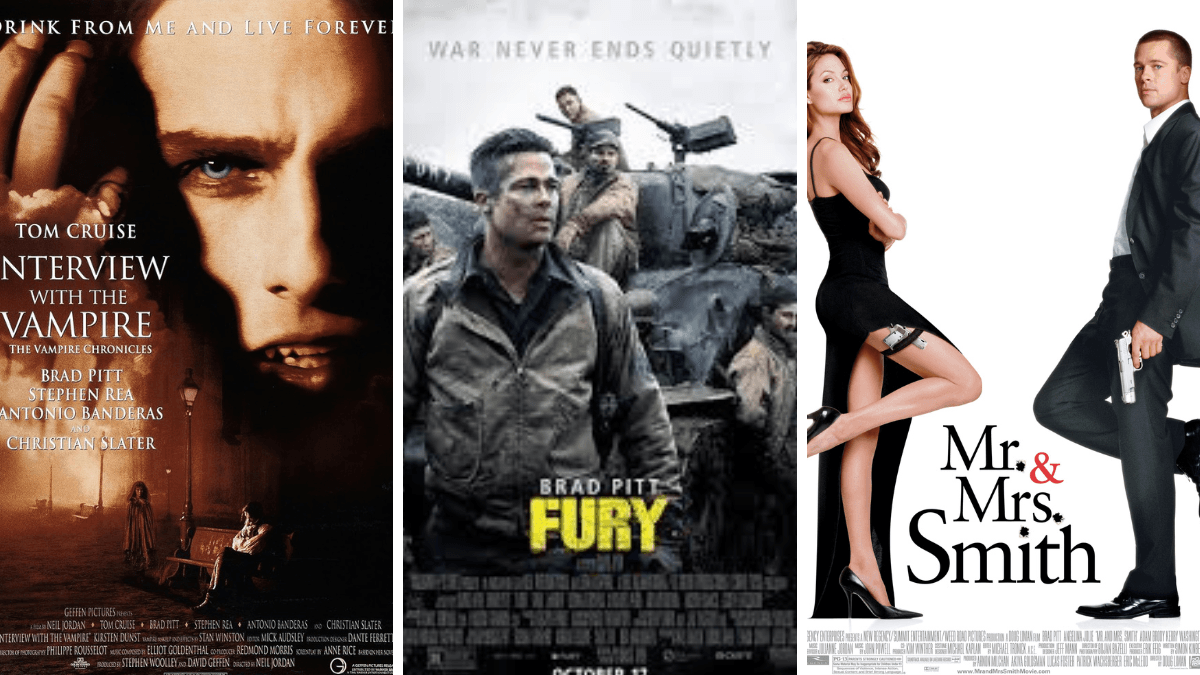 Brad Pitt arageek list for best films