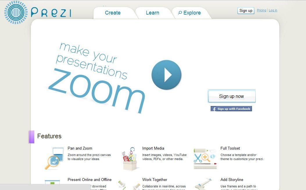 موقع prezi