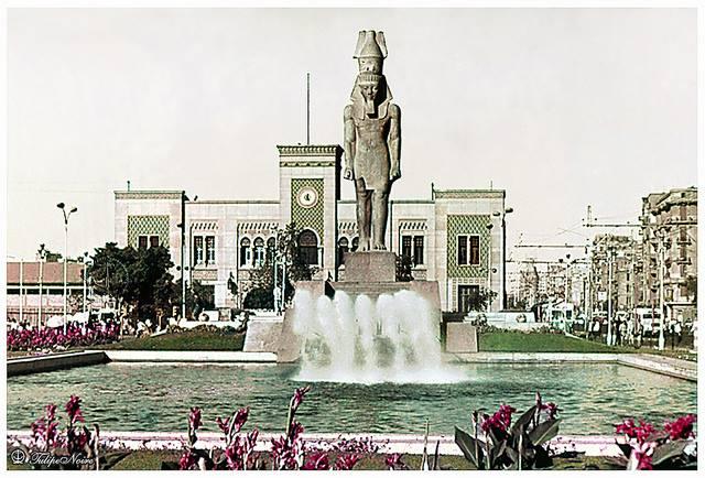 صورة ميدان رمسيس سنة 1960