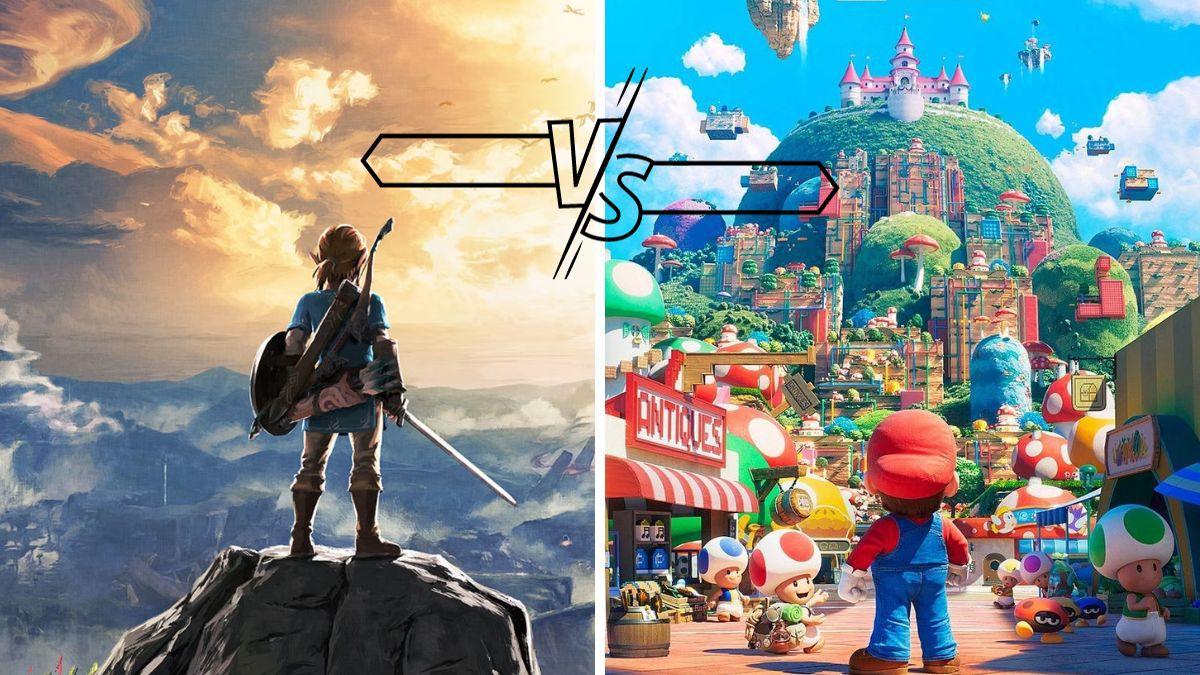 The Legend of Zelda Vs Super Mario Bros - أراجيك فن