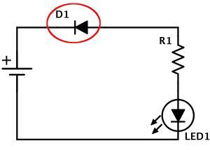 توصيل الدايود diode 