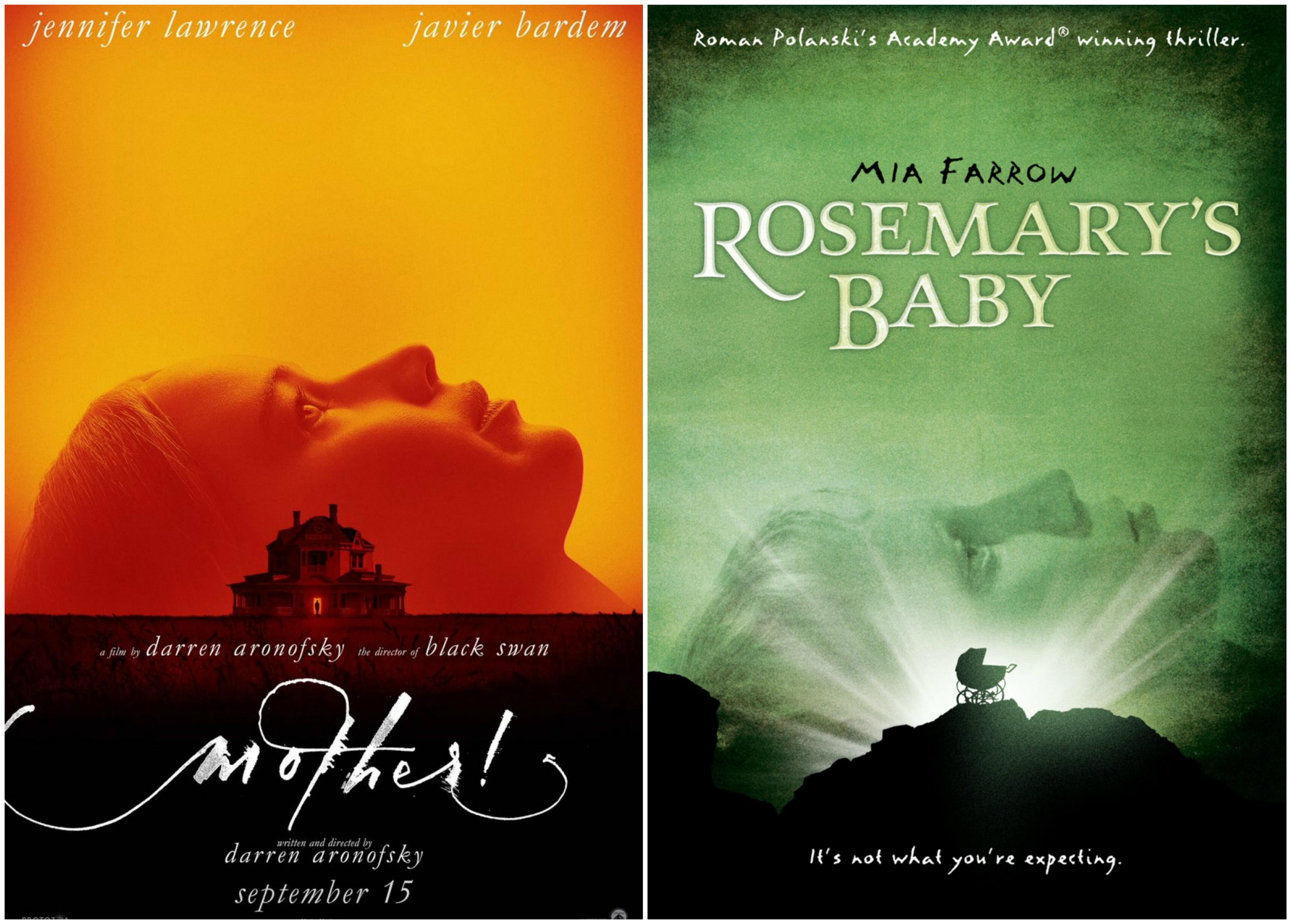 بوستر فيلم mother بوستر فيلم rosmary baby