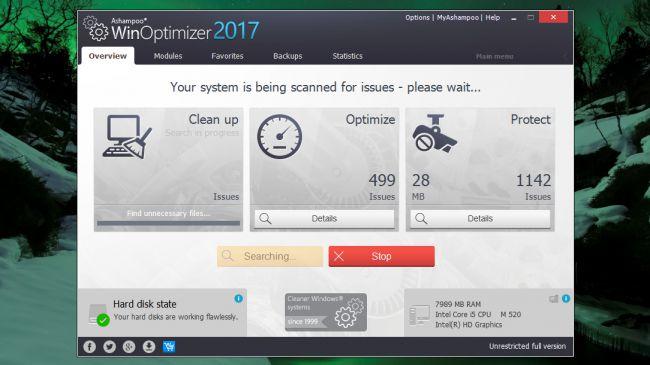 تطبيق Ashampoo WinOptimizer 2017