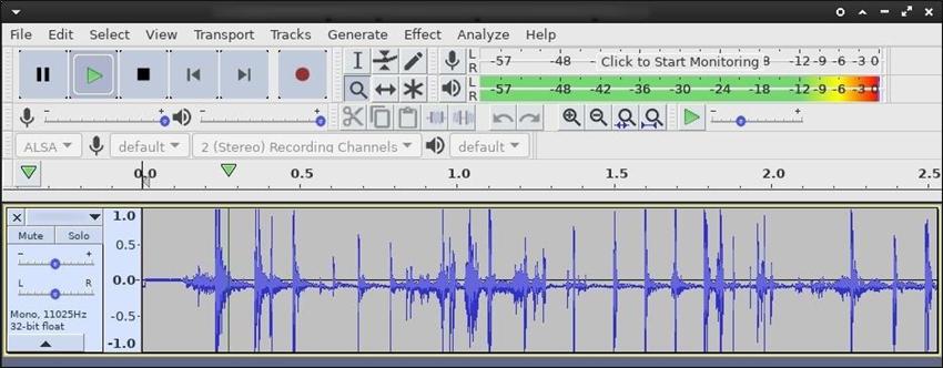 برنامج audacity