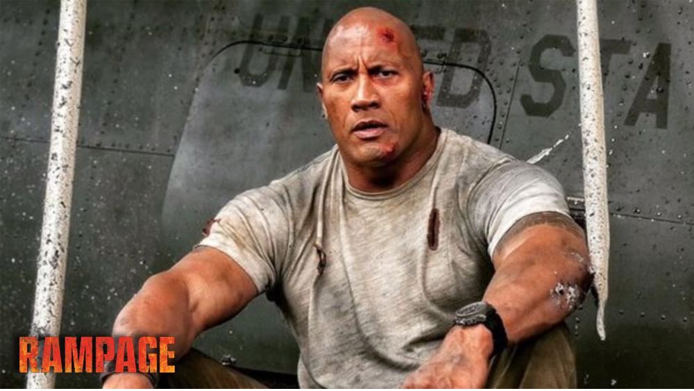 دوين جونسون في فيلم Rampage