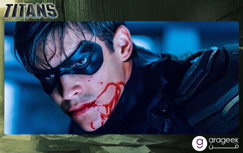 برينتون ثويتس في دور روبن مسلسل Titans