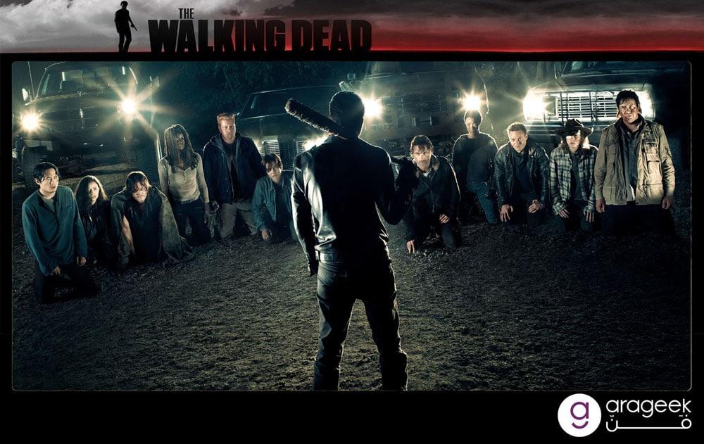 مشهد من مسلسل The Walking Dead