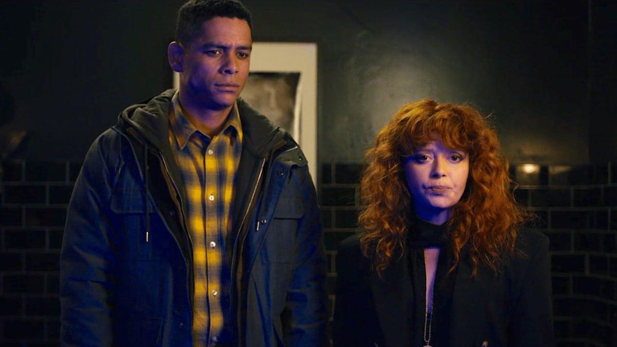 مسلسل Russian Doll - الممثلة (ناتاشا ليون - Natasha Lyonne) و الممثل (تشارلي بارنت - Charlie Barnett)