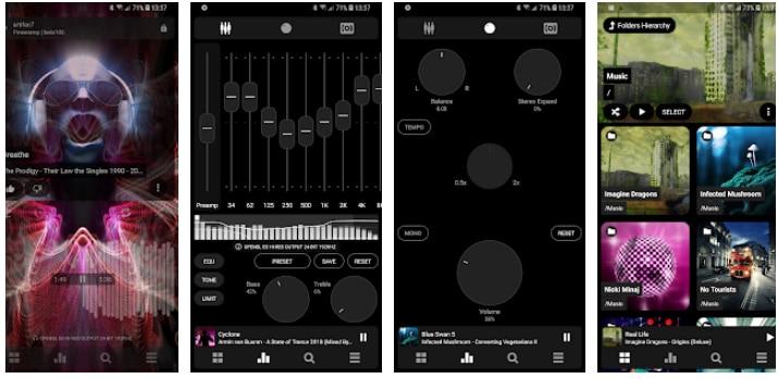 مشغل موسيقى Poweramp - مشغلات الموسيقى