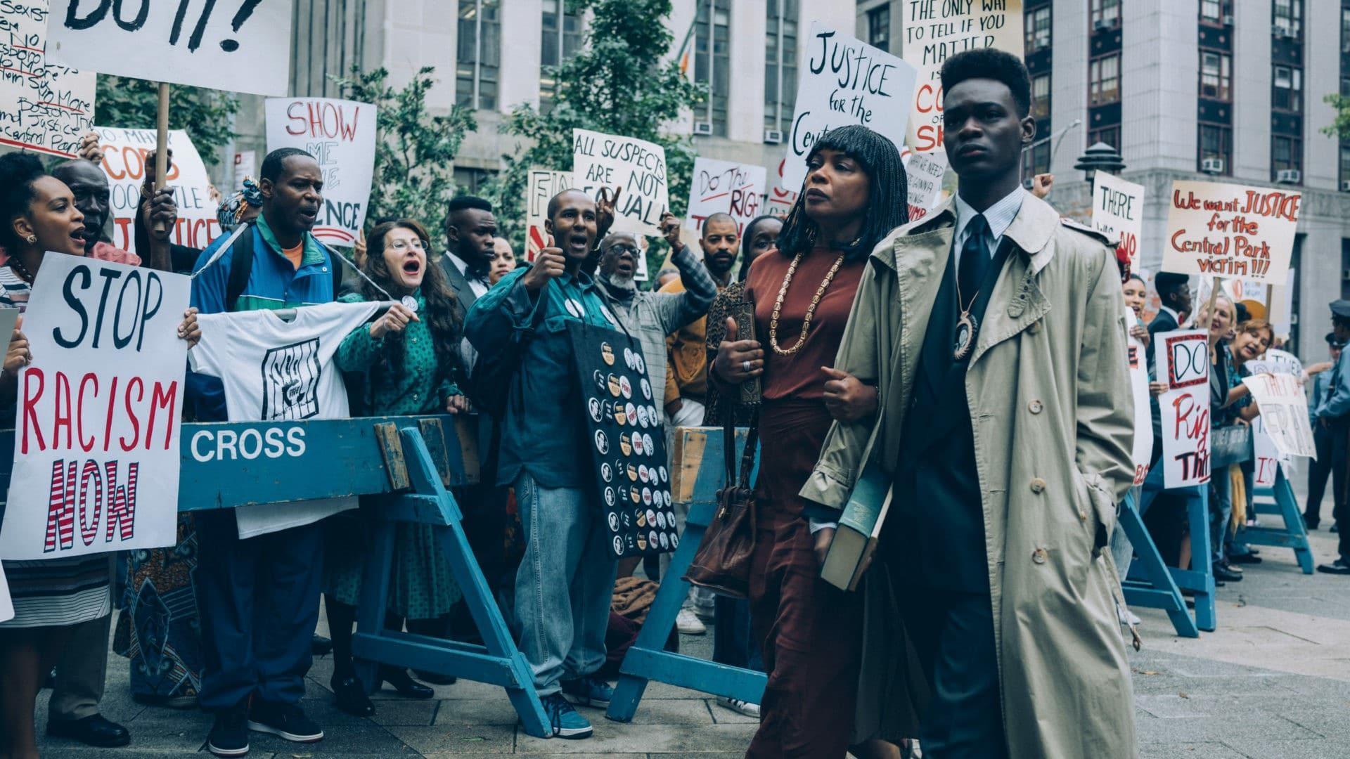 مسلسل When They See Us - مظاهرة