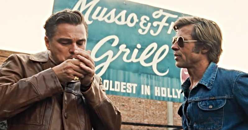 ليوناردو دي كابريو في مشهد من فيلم Once Upon a Time... in Hollywood