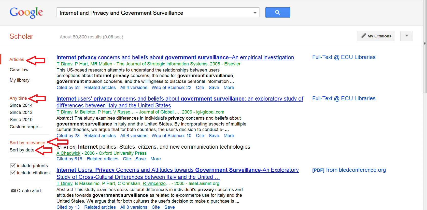 الباحث العلمي Google Scholar