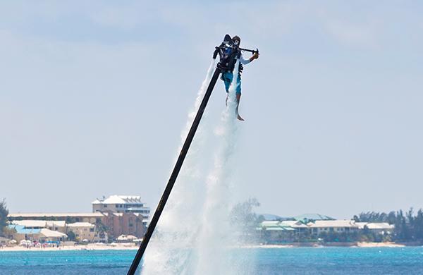 water-powered jetpack