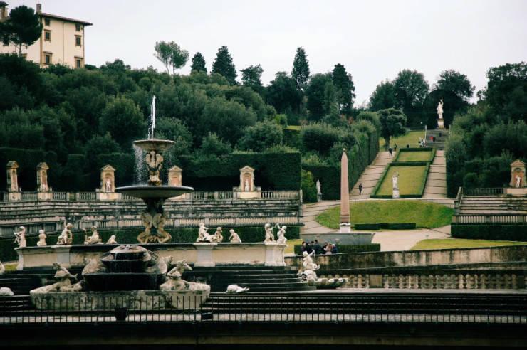 مدينة فلورنسا - حدائق بوبولي (Boboli Gardens)