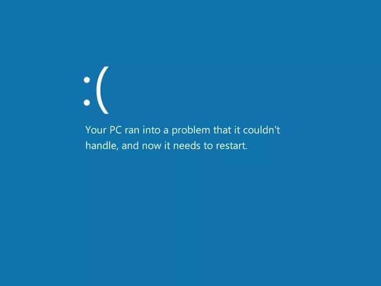 blue-screen-of-death-bsod-windows-شاشة الموت الزرقاء في أنظمة التشغيل Windows 8 و 10 