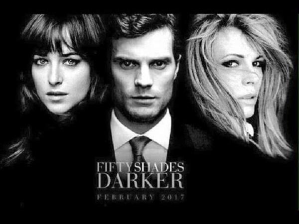 بوستر فيلم Fifty Shades Darker داكوتا جونسون وكيم باسنجر وجيمي دورنان