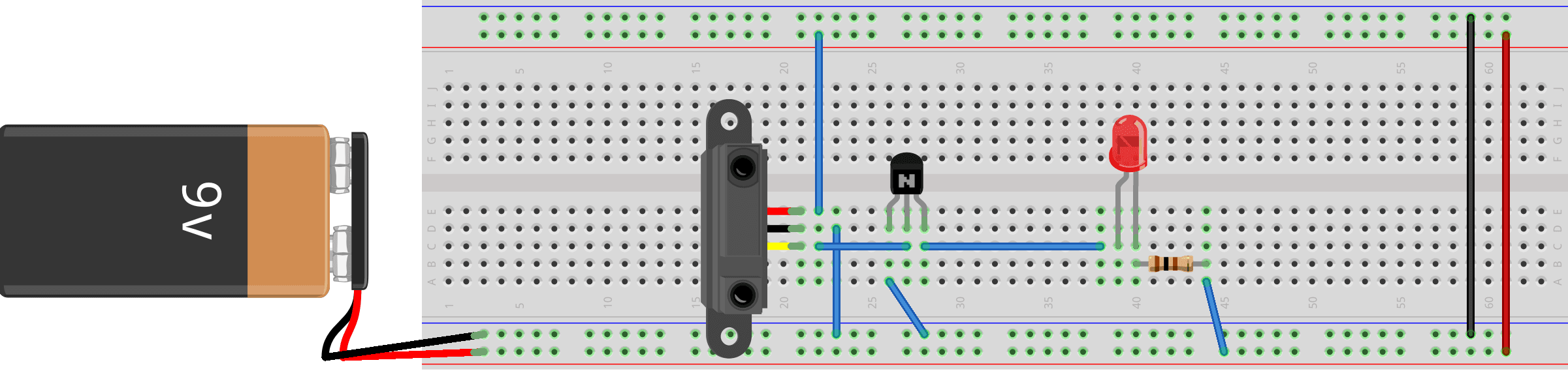 PIR LED Light Circuit