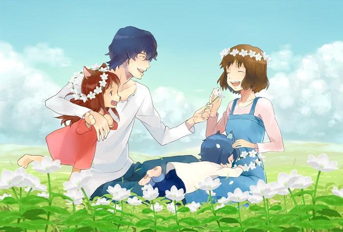 فيلم انمي Ookami kodomo no Ame to Yuki