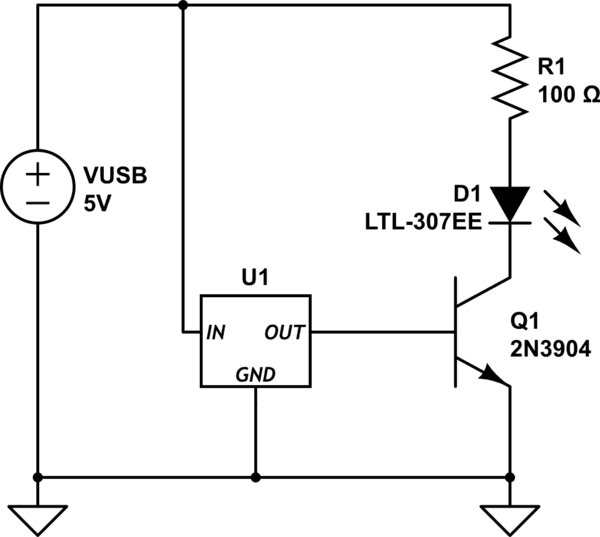 PIR LED Light Circuit