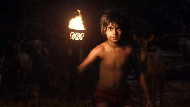 مشهد ماوكلي من فيلم the jungle book